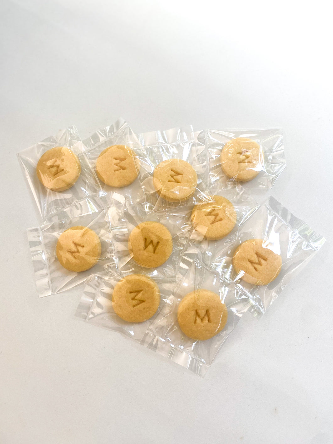 Mini letter cookies